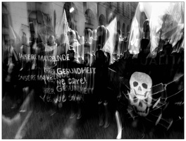 Demonstration / Warnstreik